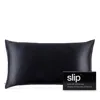Slip For Beauty Sleep Pure Silk Queen Pillowcase In Black
