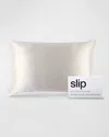 Slip Pure Silk Pillowcase, Queen In White