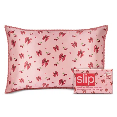 Slip Pure Silk Printed Pillowcase, Queen In Emmie