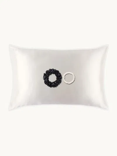Slip Pure Silk Queen Gift Set Charm In White