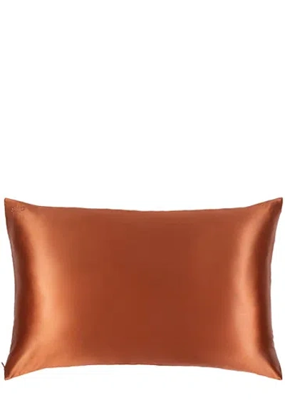Slip Pure Silk Queen Pillowcase In Brown