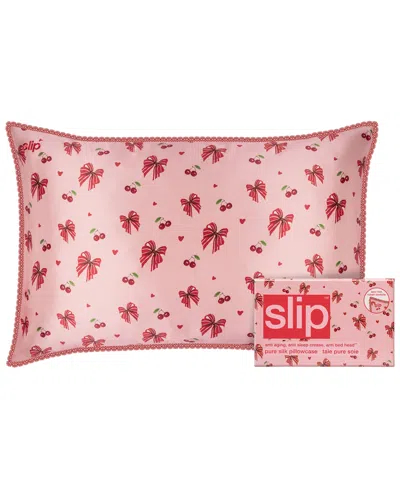 Slip Pure Silk Queen Pillowcase In Pink