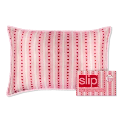 Slip Pure Silk Queen Pillowcase Lace Trim - Sweetie