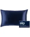 Slip Pure Silk Queen Pillowcase In Navy Blue