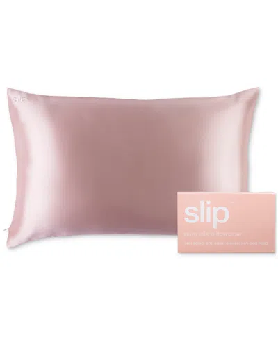Slip Pure Silk Queen Pillowcase In Pink