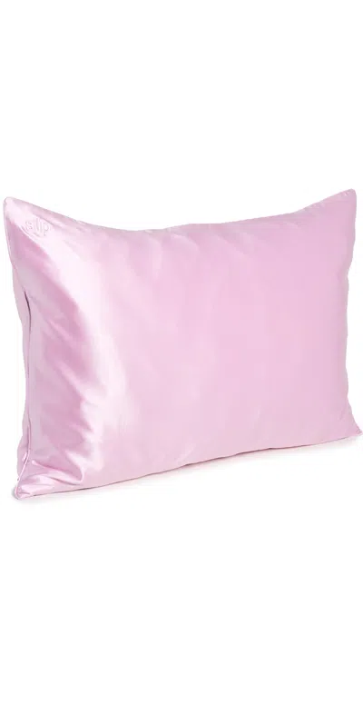 Slip Pure Silk Queen Pillowcase Wildflower In Pink