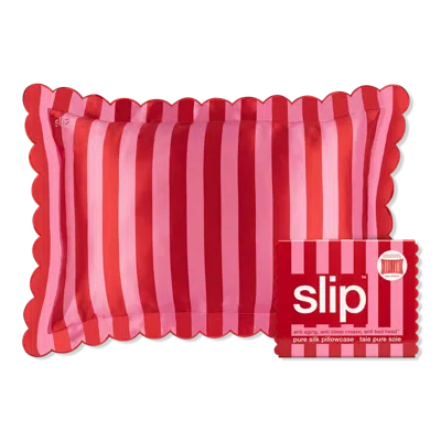 Slip Pure Silk Queen Pillowcase With Scalloped Edge - Sunshade