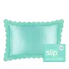 Slip Sunshade Pure Silk Pillowcase In Turquoise
