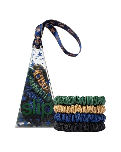 Slip ® Pure Silk Skinny Scrunchie Ornament - Paige - Set Of 4 In Multi