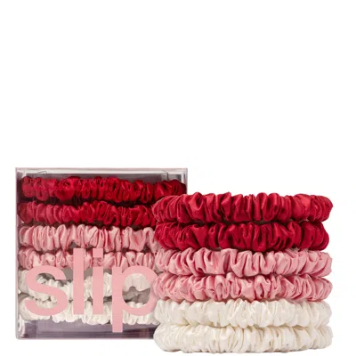 SLIP SLIP PURE SILK SKINNY SCRUNCHIES - SWEETIE