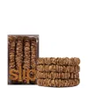 Slip Copper Skinny Silk Scrunchies Pack Of Four In Copper