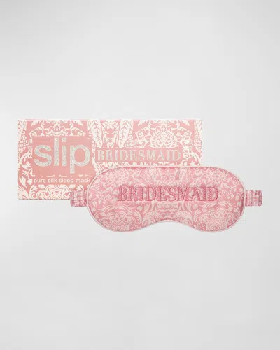 Slip Pure Silk Sleep Mask - Bridal Collection In Bridesmaid