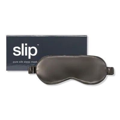 Slip Pure Silk Sleep Mask - Charcoal In Gray