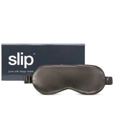 Slip Pure Silk Sleep Mask In Charcoal