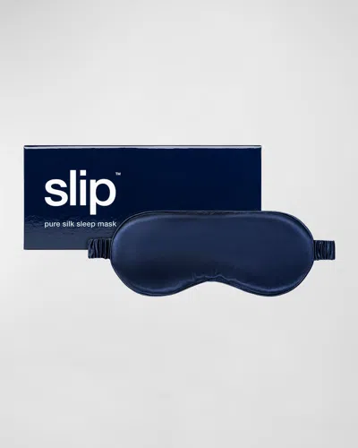 Slip Pure Silk Sleep Mask In Navy