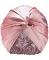 Slip Pure Silk Turban In Pink