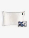 Slip T Queen Letter-embroidered Silk Pillowcase 51cm X 76cm