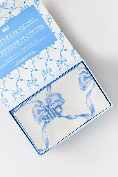 Slip Queen Silk Pillowcase In Blue