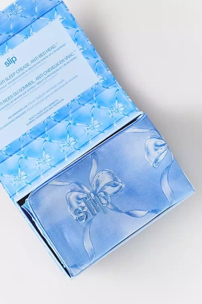 Slip Queen Silk Pillowcase In Blue