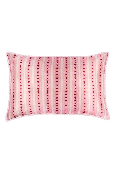 Slip Queen-sized Patterned Silk Pillowcase In Pink At Urban Outfitters