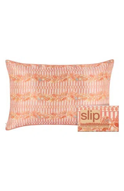 Slip Seashell Queen Silk Pillowcase In White