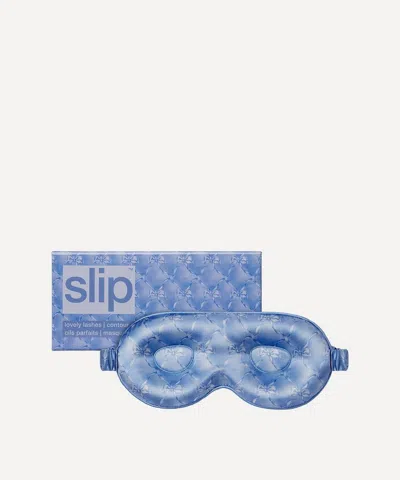 Slip Silk Contour Sleep Mask In Blue