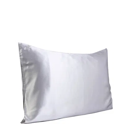 Slip Silk Pillowcase - Queen In Silver