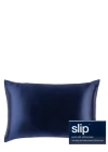 Slip Silk Pillowcase Navy In Navy Blue
