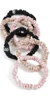 Slip Silk Scrunchies 6 Pack Multi