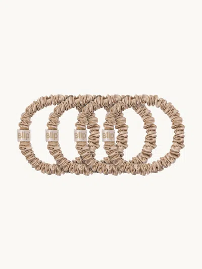 Slip Silk Scrunchies In Brown