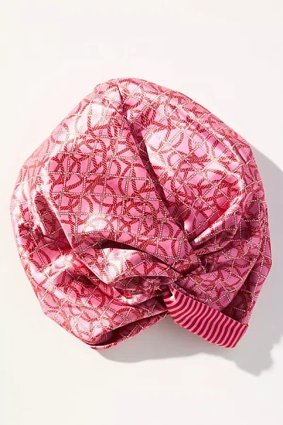 Slip Silk Turban Ahoy In Pink