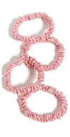 Slip Skinny Scrunchie Set Rose In Rose