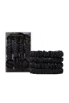 Slip Skinny Scrunchies 4 Pack In Black