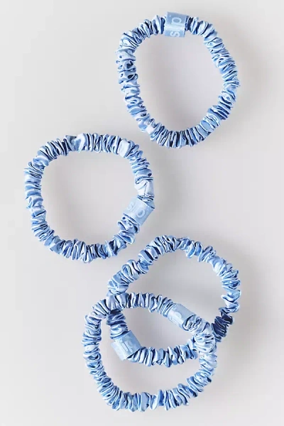 Slip Skinny Scrunchies Cornflower, Set Of 4 In Multi
