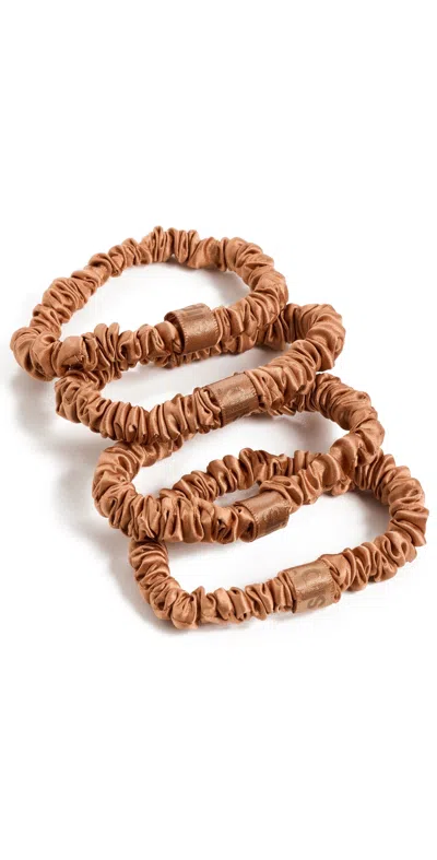 Slip Skinny Scrunchies Set Of 4 Copper