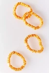 Slip Skinny Scrunchies, Set Of 4 In Gold