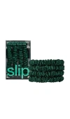 Slip Skinny Scrunchies Set Of 4 In Green