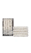 Slip Skinny Scrunchies Set Of 4 In White