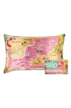 Slip Sunshade Pure Silk Pillowcase In Beach Club