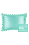 Slip Sunshade Pure Silk Pillowcase In Turquoise