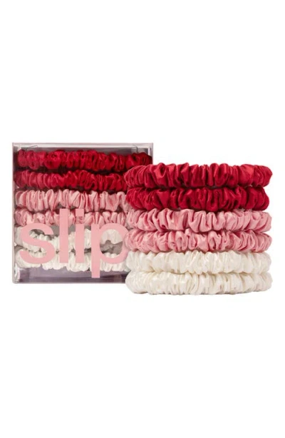 SLIP SLIP SWEETIE 6-PACK SKINNY SILK SCRUNCHIES