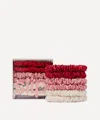 Slip Pure Silk Skinny Scrunchies Set Of 6 In Multi