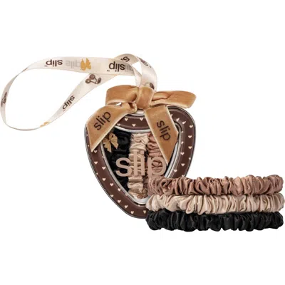 Slip Thea Pure Silk Skinny Scrunchie Set
