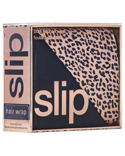 Slip ® Unisex Pure Silk Hair Wrap - Wild Leopard