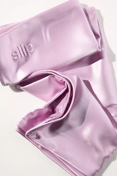 Slip Wildflower Silk King Pillowcase In Purple