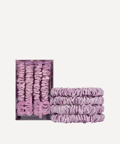 Slip Wildflower Skinny Silk Scrunchie Set Of Four
