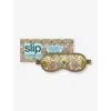 Slip Womens Aquarius Graphic-print Silk Eye Mask