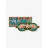 Slip Womens Libra Graphic-print Silk Eye Mask