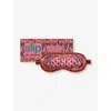Slip Womens Scorpio Graphic-print Silk Eye Mask