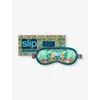 Slip Womens Taurus Graphic-print Silk Eye Mask